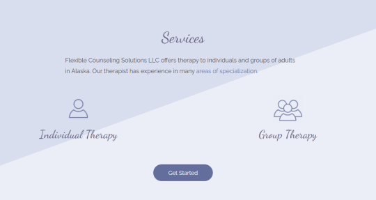 Services Section Of Main Page